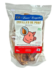 FRIANDISE POUR CHIEN Oreilles de porc XXL FRANCE CROQUETTES