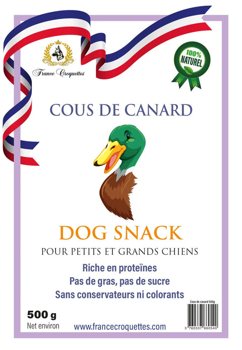 FRIANDISE POUR CHIEN Cous de canard FRANCE CROQUETTES