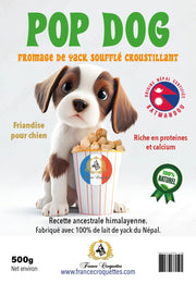 FRIANDISE POUR CHIEN POP DOG Fromage Yak Soufflé FRANCE CROQUETTES