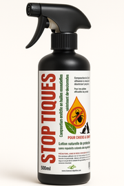 Stop tiques et Puces 100% Naturel 500ml