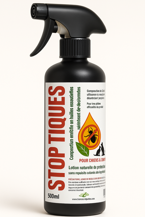 Stop tiques et Puces 100% Naturel 500ml