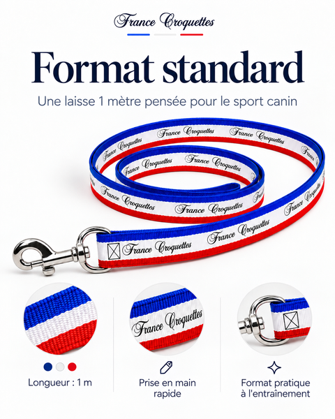 Laisse 1m France Croquettes