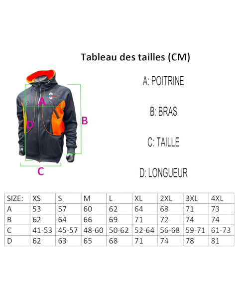 Sweat zippé de travail CYNO-CROCS®