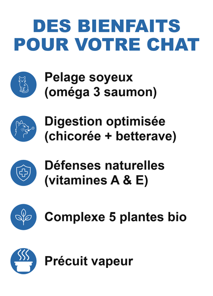 SUPER STAR SAUMON   Stérilisés✔️ Digestion++ — sac de croquettes pour chat