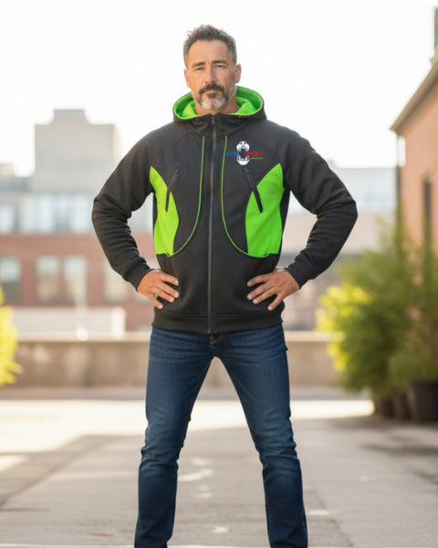 Sweat zippé de travail unisex CYNO-CROCS®