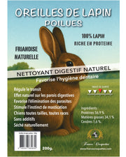 Oreilles de lapin poilues